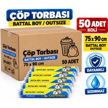 Barışkan Battal Boy Çöp Poşeti 10'lu 50 Adet