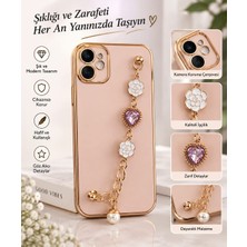 Blue Team IPHONE 11 Uyumlu Pembe Elden Tutmalı Slikon Kılıf