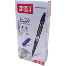Cassa 8726 CD ve DVD Permanent Marker-S Tip Mavi