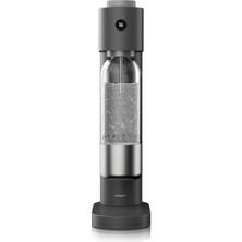 Wmf Element One Soda Makinesi - 3 Dereceli Tam Otomatik Paslanmaz Çelik Soda Makinesi, Yerden Tasarruf Sağlayan Tasarım, Tek Tuşla Köpüklü Keyif Için Zarif Soda Makinesi ve Soda Makinesi, Renkli Lav