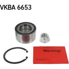 Skf VKBA6653 Rulman Ön Teker 39×72×37 Mazda 2 0811 Ford Fiesta 09>10 98AX-1215-BB