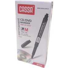 Cassa 8724 CD ve DVD Permanent Marker M Tip Siyah