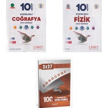 Anla Kazan Yayınları 2027 Limit 10. Sınıf Etkinlikli Coğrafya + Fizik Soru + Anla Kazan Paragraf Deneme 3'lü Set