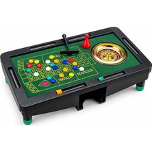 Newdaki Mini Masa Üstü Blackjack & Casino Rulet Oyun Seti (25X14 Cm)