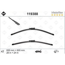 Swf 119388 M.benz W169 245 Silecek Ön Takım Visioflex 65 cm 60 cm 4148200245 A1698200145