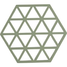Zone Denmark Üçgenler Silikon Altıgen Nihale Biberiye Rengi 16X14X0,9 cm