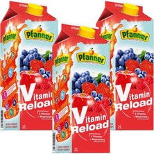 Pfanner Vitamin Reload Meyve Suyu 2 Lt X3