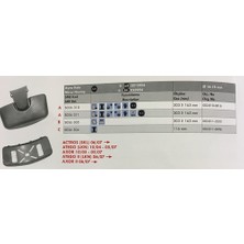 Servet S036305 Ayna Camı Kapı Üstü Plastikli Actros 07>atego 04 07 Axor 05 07> (R300) 81637336074