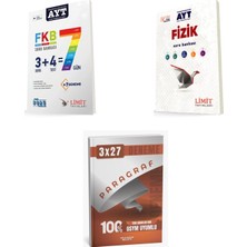 Anla Kazan Yayınları 2027 2027 Ayt Limit Fkb Soru + Fizik Soru + Anla Kazan Paragraf Deneme 3'lü Set