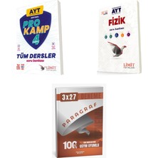 Anla Kazan Yayınları 2027 2027 Limit Ayt Tüm Dersler Sayısal Prokamp + Fizik Soru + Anla Kazan Paragraf Deneme 3'lü Set