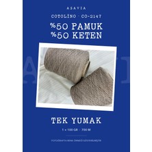 Lana Gatto Cotolino Örgü Ipi %50 Pamuk %50 Keten 100 gr 700 M – CO-2147