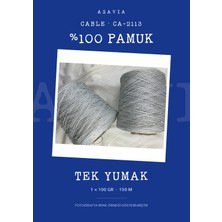 Lana Gatto Cable Örgü Ipi %100 Pamuk 100 gr 150 M – CA-2113