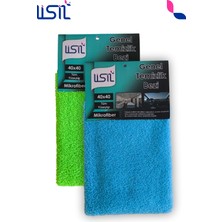 Lisil Mikrofiber Genel Temizlik Bezi | 2 Adet | Yüksek Gramaj 300 Gsm | 40X40 | Tüm Yüzeyler