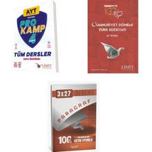 Anla Kazan Yayınları 2027 2027 Ayt Limit Tüm Dersler Sayısal Prokamp Soru + Cumhuriyet Dönemi Türk Edebiyatı El Kitabı + Ankapade 3'lü Set