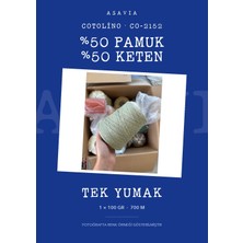 Lana Gatto Cotolino Örgü Ipi %50 Pamuk %50 Keten 100 gr 700 M – CO-2152