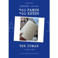 Lana Gatto Cotolino Örgü Ipi %50 Pamuk %50 Keten 100 gr 700 M – CO-2141