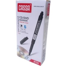 Cassa 8726 CD ve DVD Permanent Marker-S Tip Siyah