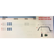 Servet S048104 Ayna Kolu Alt Bağlantı Mercedes 1843