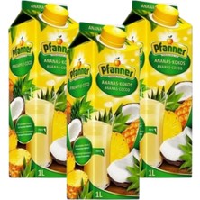Pfanner Ananas-Kokos Meyve Suyu 2 Lt X3
