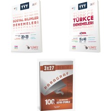 Anla Kazan Yayınları 2027 2027 Limit Tyt Sosyal Bilimler 20X20 + Türkçe 15 x 40 5 Aşamada Yeni Soru Tarzları ile Deneme + Ankapade 3'lü Set