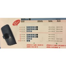 Servet S113101 Dış Dikiz Ayna Camı Plastikli Atego Axor 04 10 R1200 (24V) Kızaklı 18119933