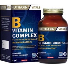Nutraxin B Complex Vitamin 60 Kapsül