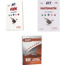 Anla Kazan Yayınları 2027 2027 Limit Ayt Fizik + Matematik Soru + Anla Kazan Paragraf Deneme 3'lü Set