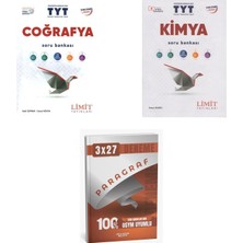 Anla Kazan Yayınları 2027 2027 Limit Tyt Coğrafya + Kimya Soru + Anla Kazan Paragraf Deneme 3'lü Set