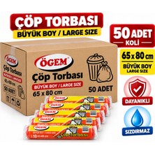 Barışkan Büyük Boy Çöp Poşeti 10'lu 50 Adet