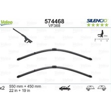 Valeo 574468 Silecek Supurgesı Takımı 550MM 450MM Mercedes Glk Class X204 08 15 2048201345