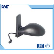 Viewmax VM362EHPR Sağ Ayna Komple Dış Bükey Astarlı Kapak Seat Altea Toledo 5pın 5P1857508P9B9