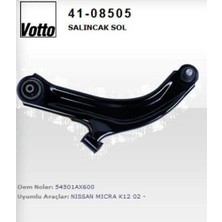 Votto 41-08505 Salıncak Alt Sol Nissan Micra K12 0310 Note 0711 Modus 1092292