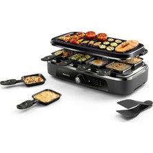 Philips Raclette Izgara 2'si 1 Arada 3000 Serisi, Sıcaklık Kontrolü, 1400W