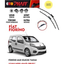 Phaff Fiat Fiorino 20+L2:L21008 -2017 Arası Muz Silecek Takımı
