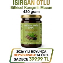 1 x 420 gr Isırgan Otlu Bitkisel Karışımlı Macun – Çörekotu, Çoban Çökerten & Şahtere Yapraklı Doğal Formül Lokman Hekim Hayat
