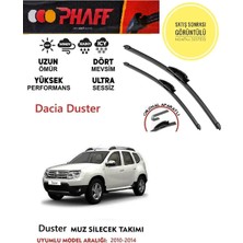 Phaff Dacia Duster 2010-2014 Arası Muz Silecek Araca Özel (Aparatsız Direk Montaj)