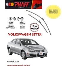 Phaff Volkswagen Jetta Uyumlu Muz Muz Silecek Takımı 2007-2010 Arası Araca Özel (Aparatsız Direk Montaj)