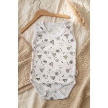 Hoppa Atlas Marine Bebek Body - %100 Pamuklu Kolsuz Denizci Temalı Premium Zıbın
