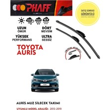 Phaff Toyota Auris 2013-2019 Arası Silecek Takımı Araca Özel Aparat