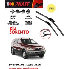 Phaff Kia Sorento Silecek Takımı 25 Uyumlu Motor Araca Özel Aparat (2002-2009) Arası