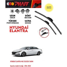 Phaff Hyundai Elantra Silecek Takımı Araca Özel Aparat (2016-2023) Arası