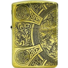 Zippo Armor® Four Horsemen Of The Apocalypse 360° Multi Cut Deep Carve Dizayn Özel Seri Çakmak