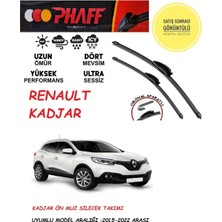 Phaff Renault Kadjar Muz Silecek Silgeç (2015-2022) Arası Araca Özel (Aparatsız Direk Montaj)