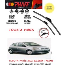 Phaff Toyoya Yaris Ön Muz Silecek Takımı 1998-2005 Arası Araca Özel Aparat