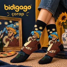 Bidigago Van Gogh Tablo Desenli Unisex Çorap