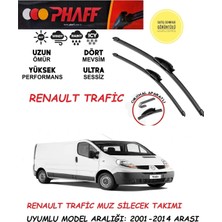Phaff Renault Trafic Ön Muz Silecek Takımı 2002 Model Arası Araca Özel