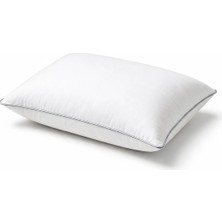 Binna Soft Comfort Touch Biyeli Yastık 50X70 cm 900 gr Boncuk Silikon Elyaf Dolgulu - Açık Gri
