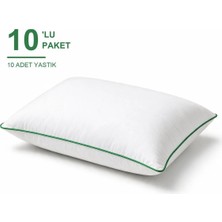 Binna Soft Cloud Support Biyeli Yastık 10'li Paket 50X70 cm 1200 gr Boncuk Silikon Elyaf Dolgulu - Yeşil