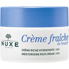 Nuxe Creme Fraiche De Beaute Riche 48 Saat Etkili Nemlendirici Yatıştırıcı Yoğun Bakım Kremi 50 ml