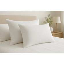 Binna Soft 2 Adet Pamuklu Boncuk Silikon Elyaf Dolgulu 50X70 cm 700 gr Yastık
